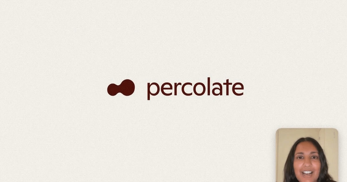 Percolate Demo — a preview of the product walkthrough
